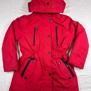 Urban Republic Girls' Jacket with Black and Red Accents